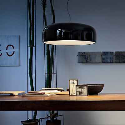 Flos Smithfield Pendelleuchte LED, schwarz glänzend - dali günstig online kaufen