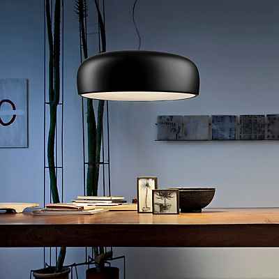 Flos Smithfield Pendelleuchte LED, schwarz matt - push dimmbar