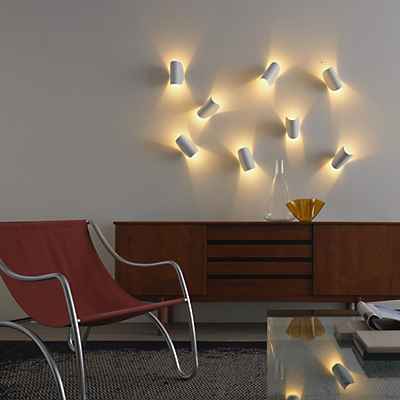 Fontana Arte Io Wandleuchte LED, dunkelgrau günstig online kaufen