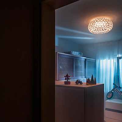 Foscarini Caboche Plus Deckenleuchte LED, rauchgrau, schaltbar günstig online kaufen