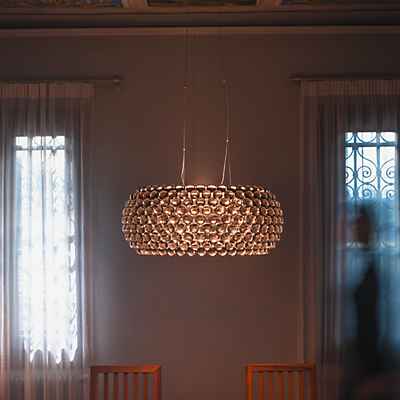 Foscarini Caboche Plus Pendelleuchte LED, rauchgrau - media - dimmbar , Aus günstig online kaufen