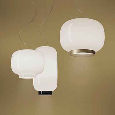 Foscarini Chouchin Pendelleuchte, 3 - grau - schaltbar günstig online kaufen