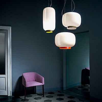 Foscarini Chouchin Reverse Pendelleuchte, 3 - weiß/grau günstig online kaufen