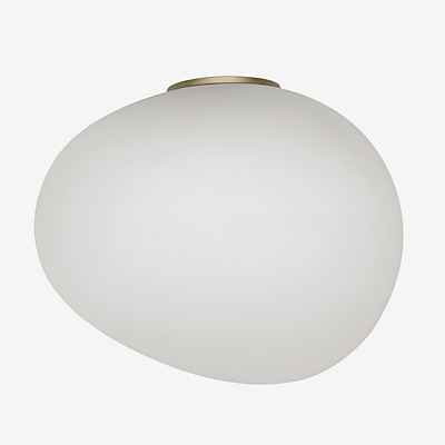 Foscarini Gregg Semi Wandleuchte, gold - grande - 19 cm günstig online kaufen