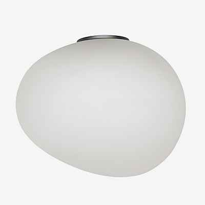 Foscarini Gregg Semi Wandleuchte, graphit - grande - 19 cm günstig online kaufen