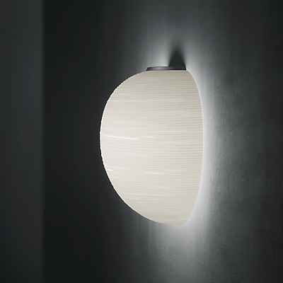 Foscarini Rituals Semi Wandleuchte, weiß - 40 cm günstig online kaufen