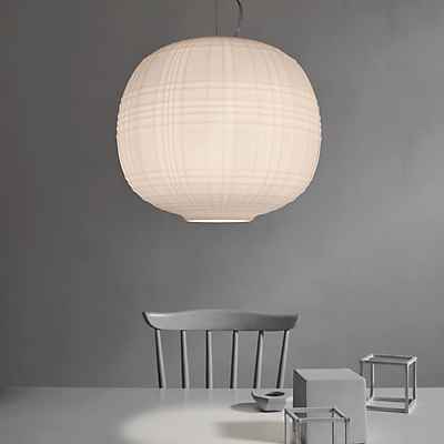 Foscarini Tartan Sospensione, weiß günstig online kaufen