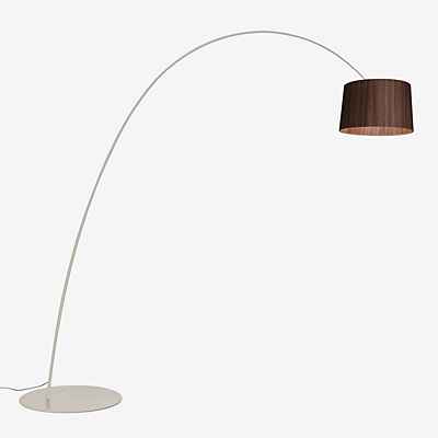 Foscarini Twiggy Elle Wood Bogenleuchte LED, greige - palisander günstig online kaufen