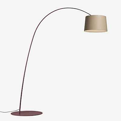 Foscarini Twiggy Wood Bogenleuchte LED, burgunder - eiche günstig online kaufen