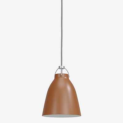 Fritz Hansen Caravaggio Pendelleuchte, rot/Kabel grau - ø16,5 cm günstig online kaufen