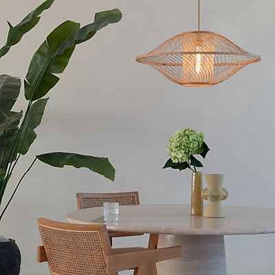 Good & Mojo Maui Pendelleuchte, natur - 70 cm