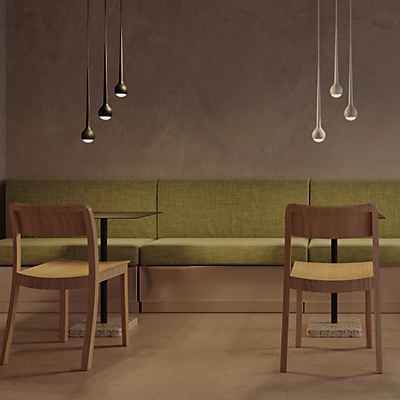 Grau Falling Sun Pendelleuchte LED Cluster - 3-flammig, sandweiß - 600 cm
