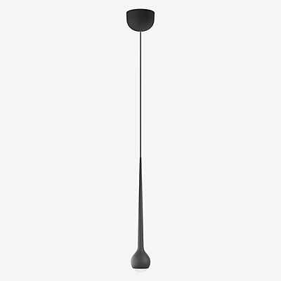 Grau Falling Sun Pendelleuchte LED, schwarz - 200 cm