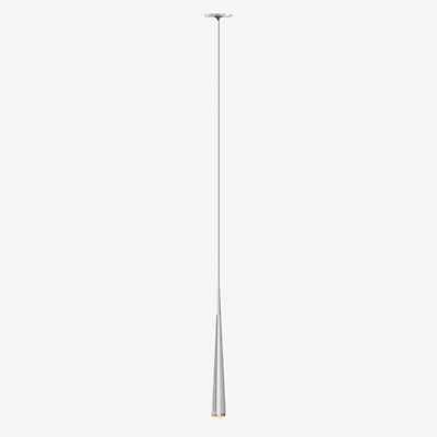 Grau Niceone Einbaupendelleuchte LED, chrom/grau - 200 cm günstig online kaufen