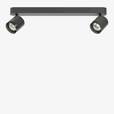 Grau Set Focus Aufbaustrahler LED 2-flammig - linear, schwarz - 2.700 K