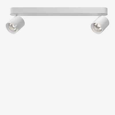 Grau Set Focus Aufbaustrahler LED 2-flammig - linear, weiß - 2.700 K