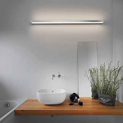 Helestra Slate Wandleuchte LED, Chrom, 120 cm günstig online kaufen