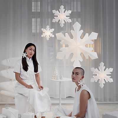 Le Klint Snowflake Pendelleuchte, ø43 cm