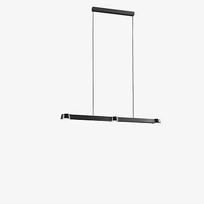 Light Point Optic Linear Pendelleuchte LED, carbonschwarz - 100 cm günstig online kaufen