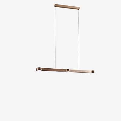 Light Point Optic Linear Pendelleuchte LED, roségold - 100 cm günstig online kaufen