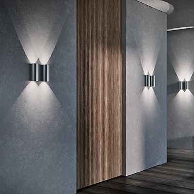 Light Point Zero Wandleuchte LED, titan - 7 cm 270713