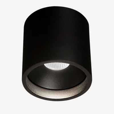 Loum Camea Spot LED rund, schwarz matt , Auslaufartikel