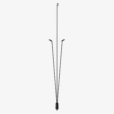 Luceplan Flia Pollerleuchte LED 3-flammig mit Erdspieß, 120 + 120 + 180 cm - 3.000 K