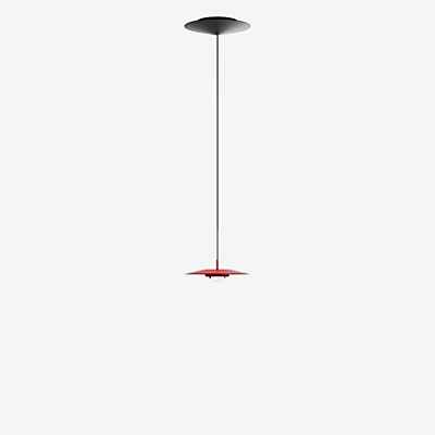 Luceplan Koine Pendelleuchte LED, rot - ø20 cm - Push/Dali günstig online kaufen