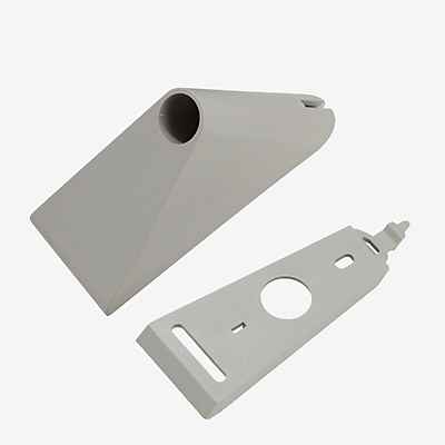 Luceplan Wandhalterung für Lola Parete, aluminiumgrau