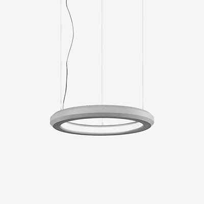 Marchetti Materica Circle Pendelleuchte LED Inlight, beton - ø60 cm günstig online kaufen