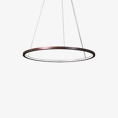 Mawa Berliner Ring Pendelleuchte LED Inlight, Ring bronze/Baldachin bronze - ø80 cm/30 cm - inlight - Casambi - 55 W