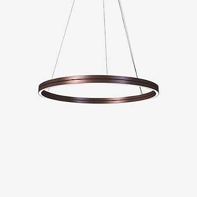 Mawa Berliner Ring Pendelleuchte LED Up & Downlight, Ring bronze/Baldachin bronze - ø80 cm/30 cm - up&downlight - Casambi - 110 W
