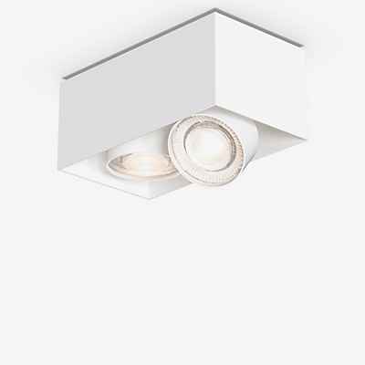 Mawa Wittenberg 4.0 Deckenleuchte LED 2-flammig - kopfbündig, weiß matt - dim to warm - Casambi - 12°