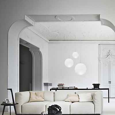 Nemo Asteroide Pendelleuchte, weiß - ø50 cm AST EWC 54