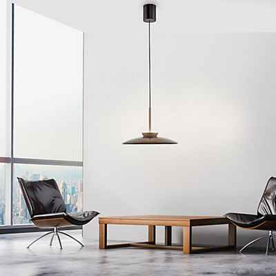 Neuhaus PURE® by Paul Neuhaus E-Moon Pendelleuchte LED, bronze - 50 cm