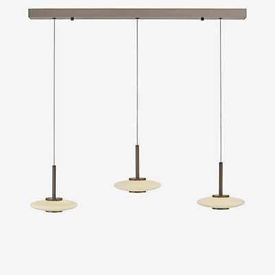 Neuhaus PURE® by Paul Neuhaus Vitrum Pendelleuchte LED 3-flammig, braun