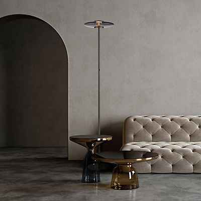 Neuhaus PURE® by Paul Neuhaus Vitrum Stehleuchte LED, grau