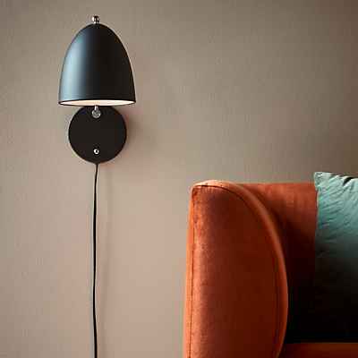 Wandlampe Alexander mit Kabel u. Stecker, schwarz günstig online kaufen