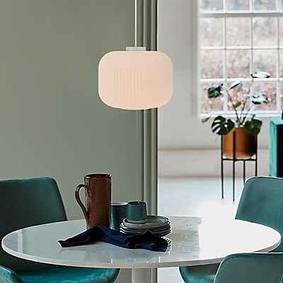 Nordlux Milford Pendelleuchte, ø20 cm - Opalglas