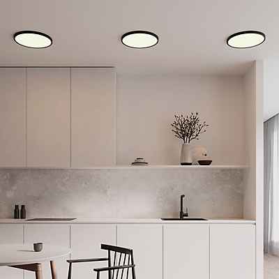 Nordlux Oja Deckenleuchte LED, schwarz - 60 cm - stufendimmbar - ip20 - ohne bewegungsmelder