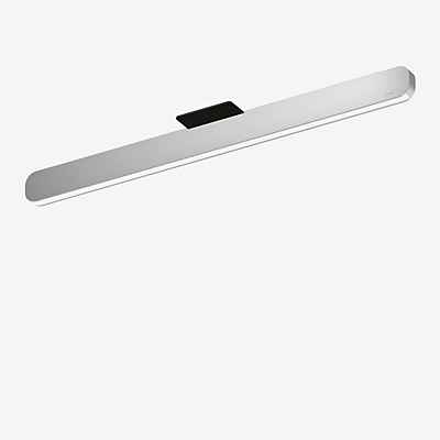 Occhio Mito Alto 70 Up Narrow Deckenleuchte LED, Kopf silber matt/Abdeckung schwarz matt