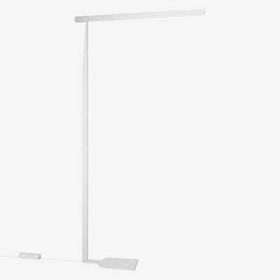 Occhio Mito Terra Fix Stehleuchte LED, Kopf weiß matt/Body weiß matt - 220 cm