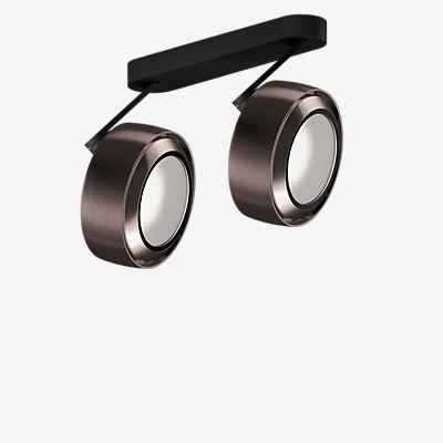 Occhio Più R Alto 3d Doppio Volt S60 Strahler LED 2-flammig, Kopf phantom/Baldachin schwarz matt/Abdeckung phantom - 2.700 K 1D88Q642QS
