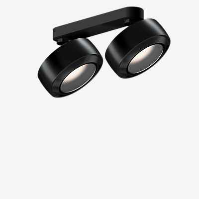 Occhio Più R Alto Doppio Volt S80 Strahler LED 2-flammig, Kopf black phantom/Baldachin schwarz matt/Abdeckung black phantom - 3.000 K