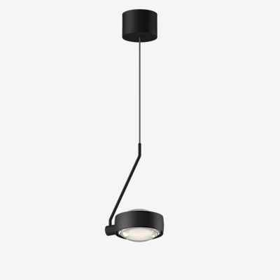 Occhio Sento Filo Var Up D Pendelleuchte LED, Kopf schwarz matt/Body schwarz matt/Baldachin schwarz matt - 2.700 K