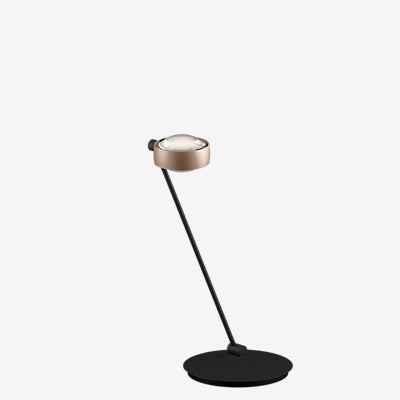 Occhio Sento Tavolo 60 D Tischleuchte LED rechts, Kopf gold matt/Body schwarz matt - 2.700 K