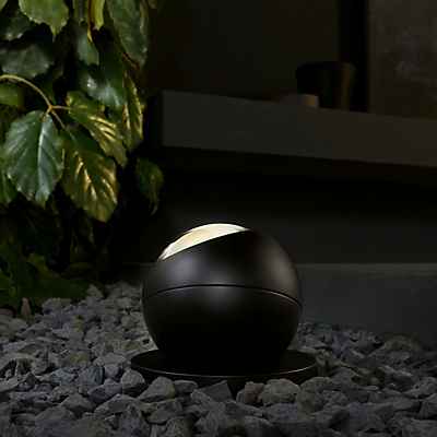 Occhio Sito Basso Volt C80 Bodenstrahler LED Outdoor, Kopf schwarz matt/Fuß schwarz matt - 2.700 K