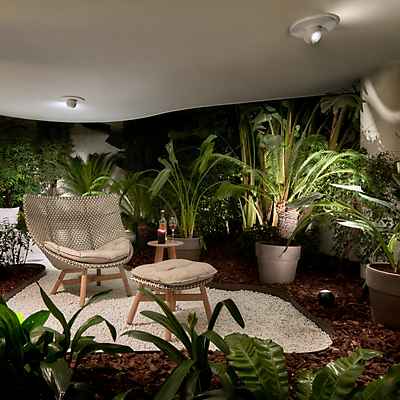 Occhio Sito Giro Volt S80 Deckenleuchte LED Outdoor, weiß glänzend - 3.000 K