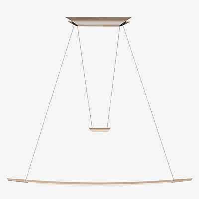 Oligo Lisgo Sky Pendelleuchte LED, cashmere matt - 140 cm günstig online kaufen