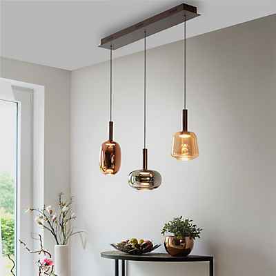 PAUL NEUHAUS Irides Pendelleuchte LED 3-flammig - linear, mehrfarbig